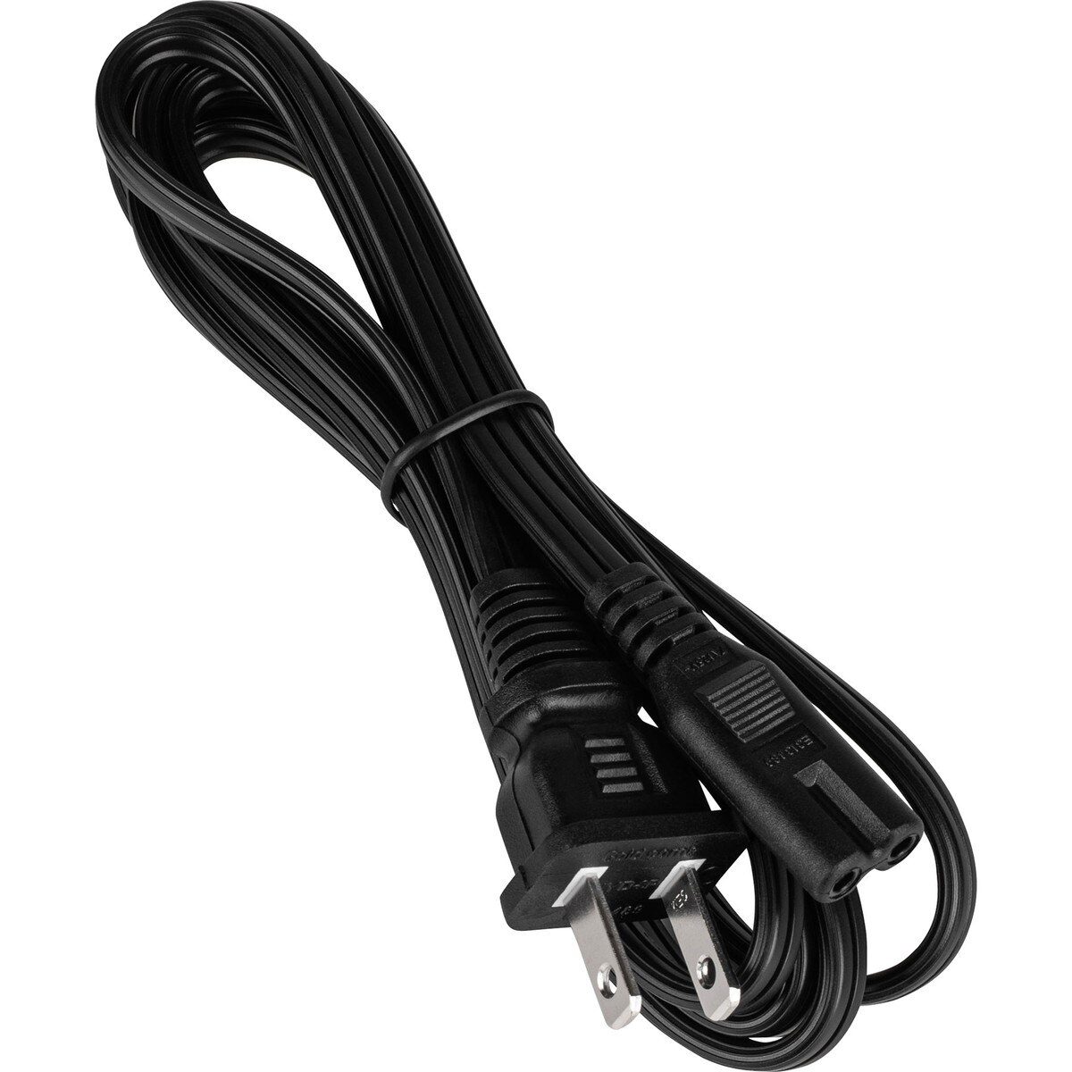 AC Power Cord NEMA 115P to IEC 60320C7 18 AWG 2C 10A SPT2 125V Black